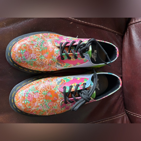 Dr. Martens 1461 floral Oxford shoes Doc Martens size 7 US - Picture 2 of 8